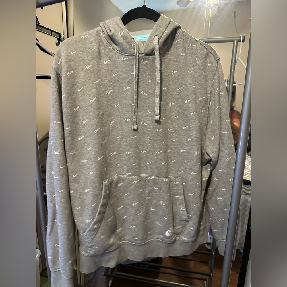 Nike Gray Sweatshirt Hoodie